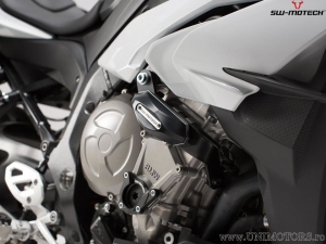 Engine and Fairing Crashpad Set - polyamide/aluminum - black/silver - BMW S 1000 XR ('15-'19) - SW-Motech