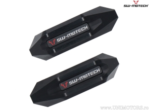 Engine and Fairing Crashpad Set - polyamide/aluminum - black/silver - Kawasaki ER-6N ('11-'17) - SW-Motech