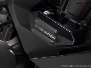 Engine and Fairing Crashpad Set - polyamide/aluminum - black/silver - Kawasaki Ninja 1000SX ('19-) - SW-Motech