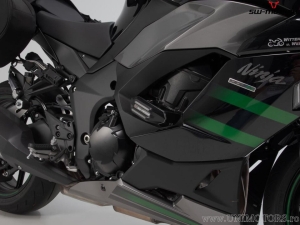 Engine and Fairing Crashpad Set - polyamide/aluminum - black/silver - Kawasaki Ninja 1000SX ('19-) - SW-Motech
