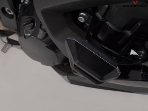 Engine and Fairing Crashpad Set - polyamide/aluminum - black/silver - Kawasaki Ninja 1000SX ('19-) - SW-Motech