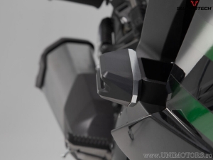 Engine and Fairing Crashpad Set - polyamide/aluminum - black/silver - Kawasaki Ninja 1000SX ('19-) - SW-Motech