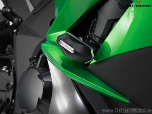 Engine and Fairing Crashpad Set - Polyamide/Aluminum - Black/Silver - Kawasaki Z 1000 SX ('11-) - SW-Motech