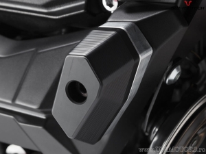 Engine and Fairing Crashpad Set - polyamide/aluminum - black/silver - Kawasaki Z 800 ('12-'16) - SW-Motech