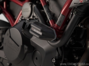 Engine and Fairing Crashpad Set - Polyamide/Aluminum - Black/Silver - Kawasaki Z H2 ('19-) - SW-Motech
