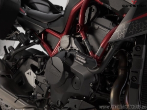 Engine and Fairing Crashpad Set - Polyamide/Aluminum - Black/Silver - Kawasaki Z H2 ('19-) - SW-Motech