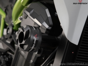 Engine and Fairing Crashpad Set - polyamide/aluminum - black/silver - Kawasaki Z900 models ('16-) - SW-Motech