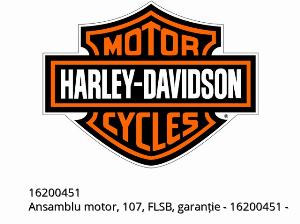 Engine Assembly, 107, FLSB, Warranty - 16200451 - Harley-Davidson