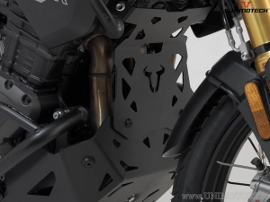 Engine Guard Extension - material: aluminum - color: black - Triumph Tiger 1200 models ('22-) - SW-Motech