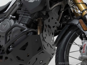 Engine Guard Extension - material: aluminum - color: black - Triumph Tiger 1200 models ('22-) - SW-Motech