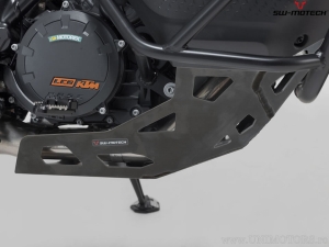 Engine guard - material: aluminum - color: black - KTM 1290 Super Adventure ('21-) - SW-Motech