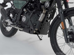 Engine guard - material: aluminum - color: black - Royal Enfield Himalayan ('17-) - SW-Motech