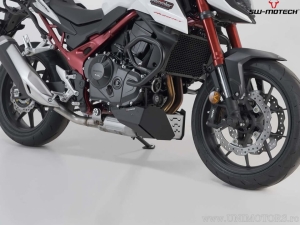 Engine guard - material: aluminum - color: black/silver - Honda CB750 Hornet ('22-) - SW-Motech