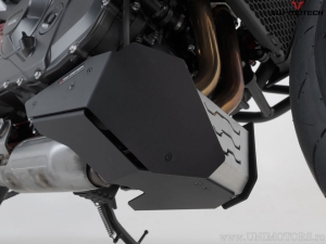 Engine guard - material: aluminum - color: black/silver - Honda CB750 Hornet ('22-) - SW-Motech