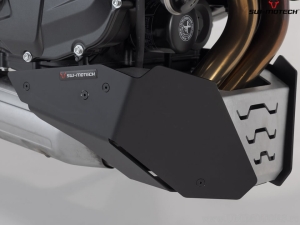 Engine guard - material: aluminum - color: black/silver - Honda CB750 Hornet ('22-) - SW-Motech