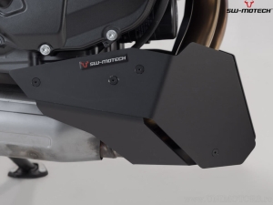 Engine guard - material: aluminum - color: black/silver - Honda CB750 Hornet ('22-) - SW-Motech