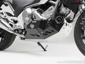 Engine guard - material: aluminum - color: black/silver - Honda NC700 / NC750 with DCT - SW-Motech