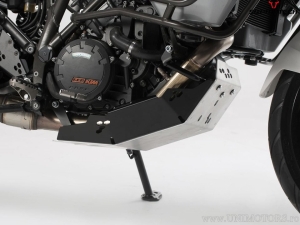 Engine guard - material: aluminum - color: black/silver - KTM 1290 Super Adventure ('14-) - SW-Motech