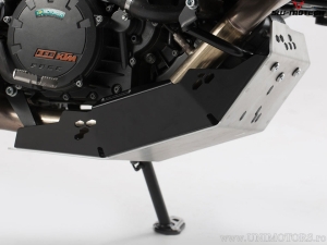 Engine guard - material: aluminum - color: black/silver - KTM 1290 Super Adventure ('14-) - SW-Motech