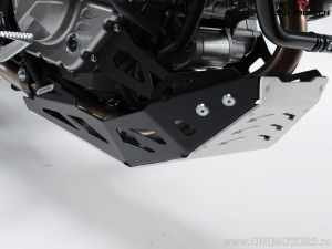 Engine guard - material: aluminum - color: black/silver - Suzuki DL650 ('11-) / XT ('15-) - SW-Motech