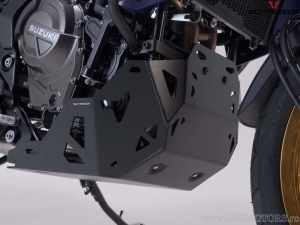 Engine guard - material: aluminum - color: black - Suzuki V-Strom 800 / 800DE ('22-) - SW-Motech