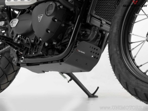 Engine guard - material: aluminum - color: black - Triumph models - SW-Motech