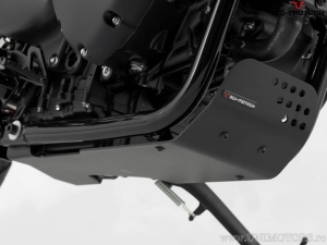 Engine guard - material: aluminum - color: black - Triumph models - SW-Motech