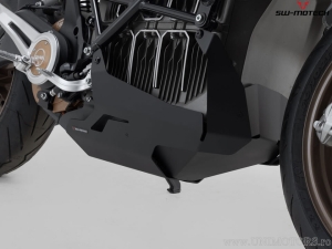Engine guard - material: aluminum - color: black - Zero SR/F ('19-'22) - SW-Motech