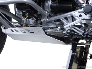 Engine guard - material: aluminum - color: silver - BMW R 1200 GS ('04-'12) / Adventure ('08-) - SW-Motech