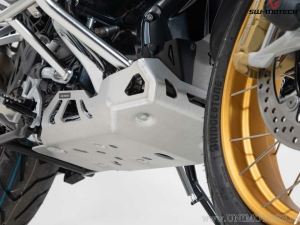 Engine guard - material: aluminum - color: silver - BMW R 1250 GS / Rallye ('18-) - SW-Motech