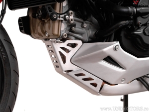 Engine guard - material: aluminum - color: silver - Ducati Multistrada 1200 / S ('10-'14) - SW-Motech