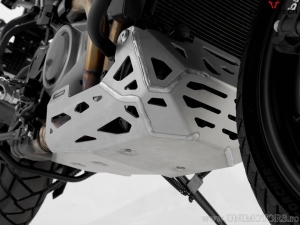 Engine guard - material: aluminum - color: silver - Harley-Davidson Pan America ('21-) - SW-Motech