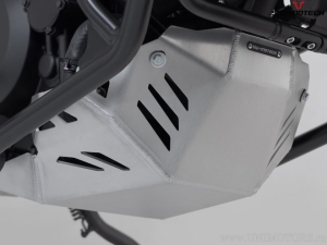 Engine guard - material: aluminum - color: silver - Kawasaki KLR 650 ('08-) - SW-Motech