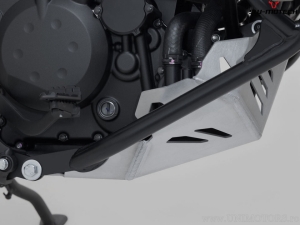 Engine guard - material: aluminum - color: silver - Kawasaki KLR 650 ('08-) - SW-Motech