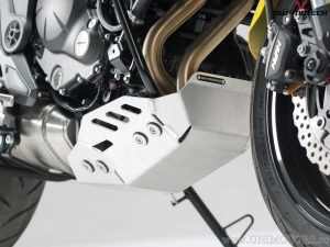 Engine guard - material: aluminum - color: silver - Kawasaki Versys 650 ('14-'20) - SW-Motech