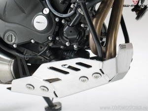 Engine guard - material: aluminum - color: silver - Kawasaki Versys 650 ('14-'20) - SW-Motech