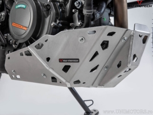 Engine guard - material: aluminum - color: silver - KTM 390 Adv ('19-) - SW-Motech