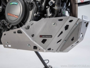 Engine guard - material: aluminum - color: silver - KTM 390 Adv ('19-) - SW-Motech