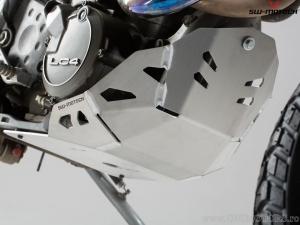 Engine guard - material: aluminum - color: silver - KTM 620 Adventure ('96-'99) - SW-Motech