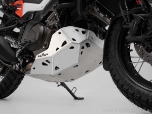 Engine guard - material: aluminum - color: silver - Suzuki V-Strom 1050 ('19-) - SW-Motech