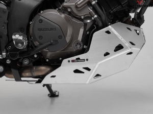 Engine guard - material: aluminum - color: silver - Suzuki V-Strom 1050 ('19-) - SW-Motech