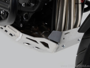Engine guard - material: aluminum - color: silver - Triumph Tiger 1200 / Explorer ('11-) - SW-Motech