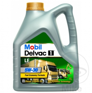 Engine oil 5W30 Delvac 1 LE 4L Mobil - JM