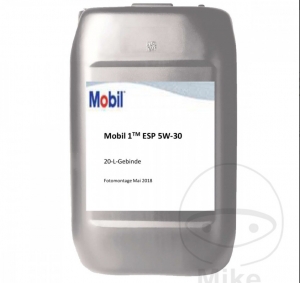 Engine Oil 5W30 ESP 20L Mobil - JM