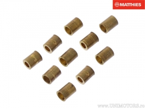 Ensemble de Nipples de Soudage 10 pièces Longueur: 3,25 mm - Diamètre du Trou: 1,9 mm - Diamètre Extérieur: 2,6 mm - JM en E