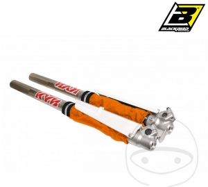 Ensemble de Protection de Joint de Fourche Orange Blackbird Racing D: 45 - 50 mm - Version Longue - JM
