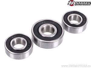 Ensemble de roulements de roue avant - Aprilia SR Max 125 ie 4V / Gilera Nexus 300 ie 4V / Piaggio X9 500 ie 4V Evolution ABS - 