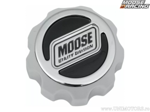 Ersatz-Zentrumskappe für 387X-Rad - Typ: tief - Farbe: Silber - Moose