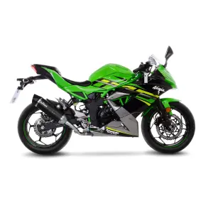 Escapamento Slip-On Carbono LV One Evo - KAWASAKI NINJA 125 ABS ('19-'24) / Z 125 ABS ('19-'24) - Leo Vince