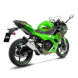 Escapamento Slip-On de Aço Inoxidável LV-14R - KAWASAKI NINJA 400 ABS ('24-'25) / Z 500 ABS ('24-'25) - Leo Vince